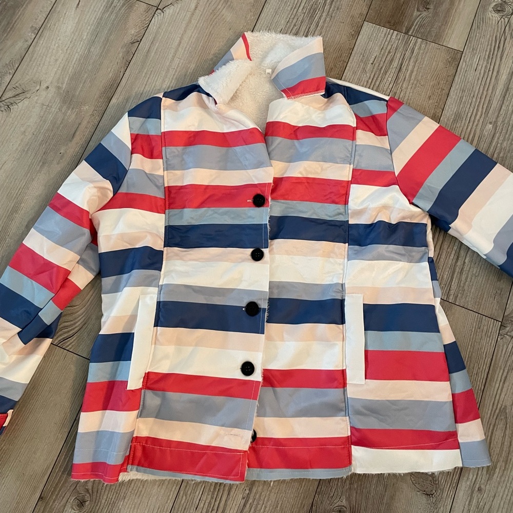 Lightweight lined rain jacket